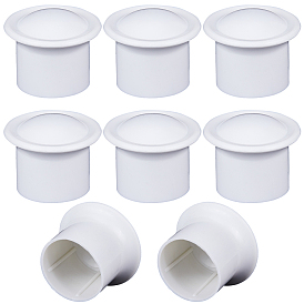 Plastic Curtain Rod Head, Column Drapery Pole Finials, Column