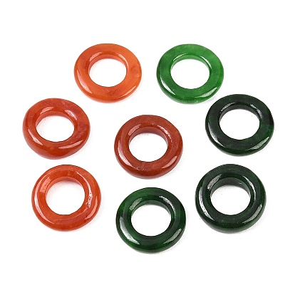 Подвески из натурального бирманского нефрита, окрашенные в различные цвета., кольцо прелести