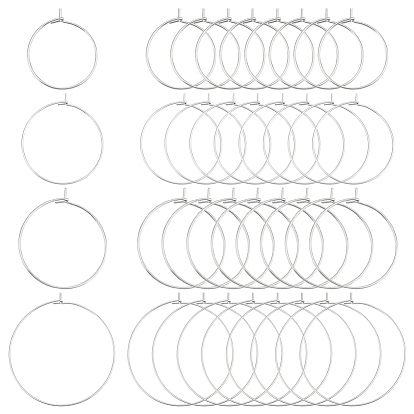 316 серьги-кольца из хирургической нержавеющей стали., Винные стекла