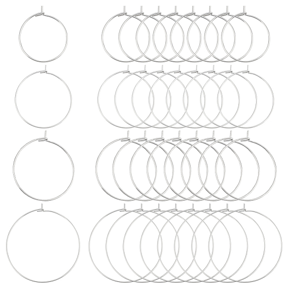 316 серьги-кольца из хирургической нержавеющей стали., Винные стекла
