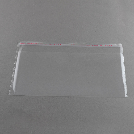 Opp sacs de cellophane, rectangle, 26x14 cm