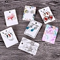 Paper Display Cards, for Earrings, Necklaces, Rectangle