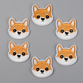 Computerized Embroidery Cloth Iron on/Sew on Patches, Appliques, Costume Accessories, Dog