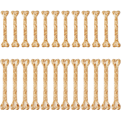 24 шт. 2 стили украшения для витрины из смоляной кости, Хэллоуин украшения