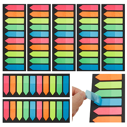 20шт. клейкие флажки, этикетки, бирки, Радужные цветные вкладки для домашних животных, стрелка