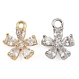 Латунные микро проложить кубического циркония подвески, 