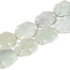 Новых природных нефрита нитей бисера, лист