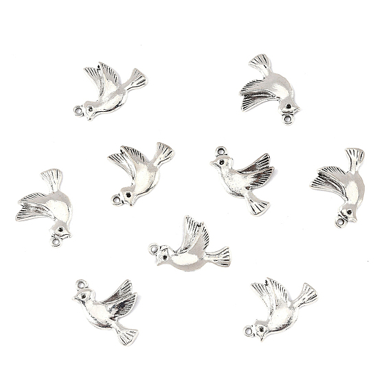 60шт. подвески из сплава в тибетском стиле, без свинца и без кадмия, птица