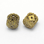 Brass Filigree Beads, Lead Free & Cadmium Free & Nickel Free, Column