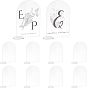 Acrylic Table Sign Holders, Blank Place Number Signs, for Wedding, Restaurant, Birthday Party Decorations, Arch