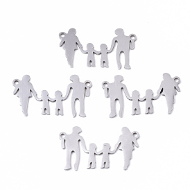 201 Stainless Steel Links Connectors, Laser Cut, Family