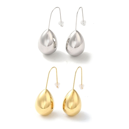 Вакуумное покрытие pvd 304 серьги-подвески из нержавеющей стали, слеза