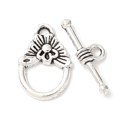 Застежка тоггл из сплава, цветок