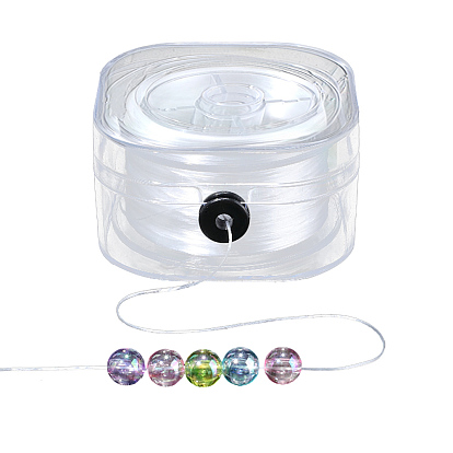 1рулонная эластичная нить с кристаллами, для браслетов изготовление ювелирных изделий из драгоценных камней ремесло из бисера