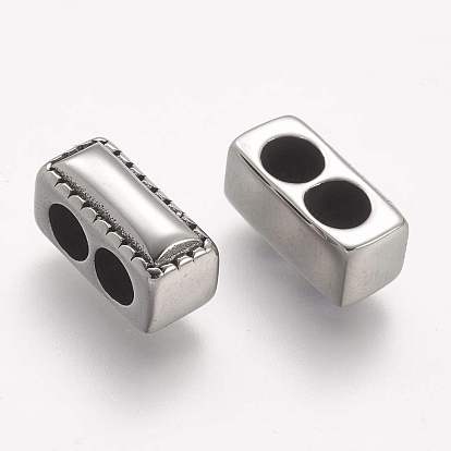 304 из нержавеющей стали многожильных ссылки, для изготовления кожаных браслетов, прямоугольные