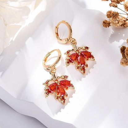 Латунные микропроволочные кубические серьги с цирконием, долговечный, стойки покрытие, без свинца и без кадмия, лист