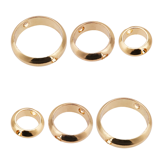 54шт 3 стиль кольца латунные бусины рамки