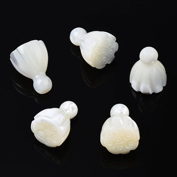 Natural Trochid Shell/Trochus Shell Beads, Lotus