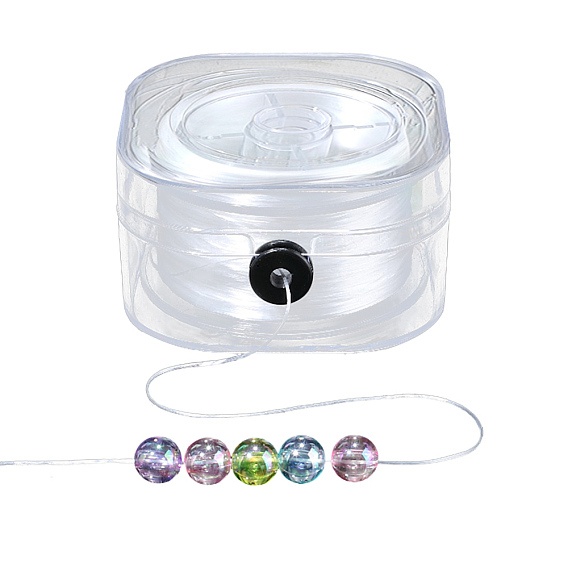 1рулонная эластичная нить с кристаллами, для браслетов изготовление ювелирных изделий из драгоценных камней ремесло из бисера