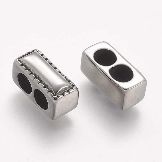 304 из нержавеющей стали многожильных ссылки, для изготовления кожаных браслетов, прямоугольные