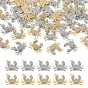 40 pcs 2 pendentifs en strass en alliage de couleurs, charmes de crabe, sans plomb et sans cadmium