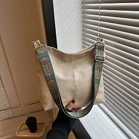 Сумка-тоут через плечо из искусственной кожи, сумка через плечо в стиле ретро, женская модная сумочка