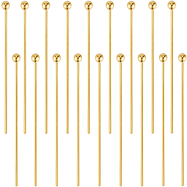 50 шт. 925 булавки с шарообразной головкой из стерлингового серебра