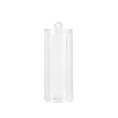 Transparent Plastic Storage Box, for Hair Tie, Column