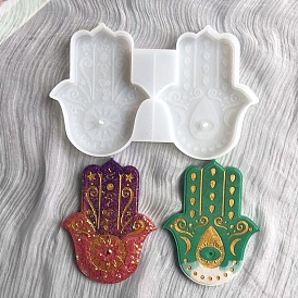 Hamsa Hand DIY Pendant Silicone Molds, Resin Casting Molds, Clay Craft Mold Tools
