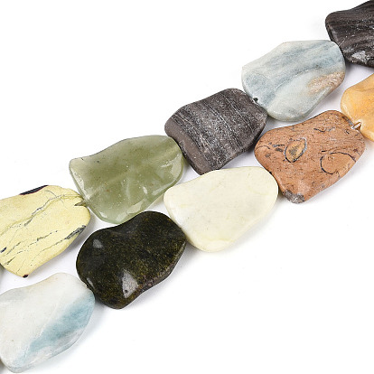 Природных драгоценных камней бисер нитей, самородки