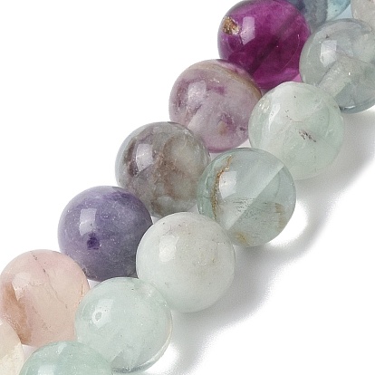 Природного флюорита бисер нитей, круглые