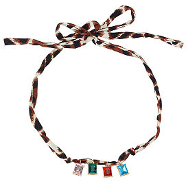 Женские кулоны из сплава и полиэстера в виде ожерелий, золотые