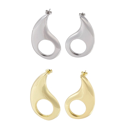 Латунь серьги, слеза