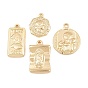 304 Stainless Steel Pendants, Human Charms, Rack Plating, Long-Lasting Plated