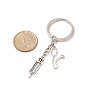 Alloy Echometer with Injector Pendant Keychains, with Iron Split Key Rings