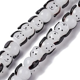 Ручной работы бусины прядь, собака