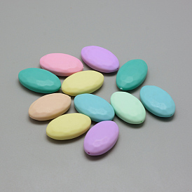 Пищевые экологически чистые силиконовые бусины, овальные