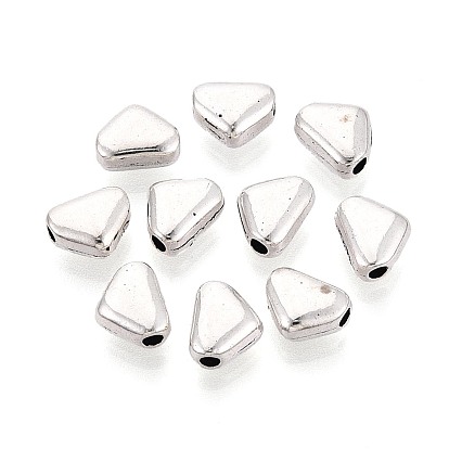 Сплавочные овальные бусины тибетского стиля , треугольные