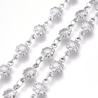 304 цепи из нержавеющей стали ссылка, пайки, ионное покрытие (ip), цветок