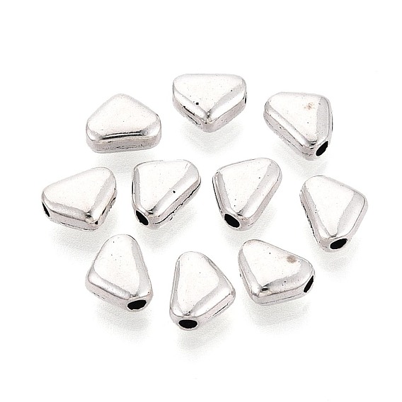 Сплавочные овальные бусины тибетского стиля , треугольные