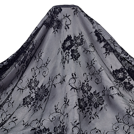 1 сетчатая ткань из поликарбоната и нейлона, для аксессуаров для одежды, цветочным узором
