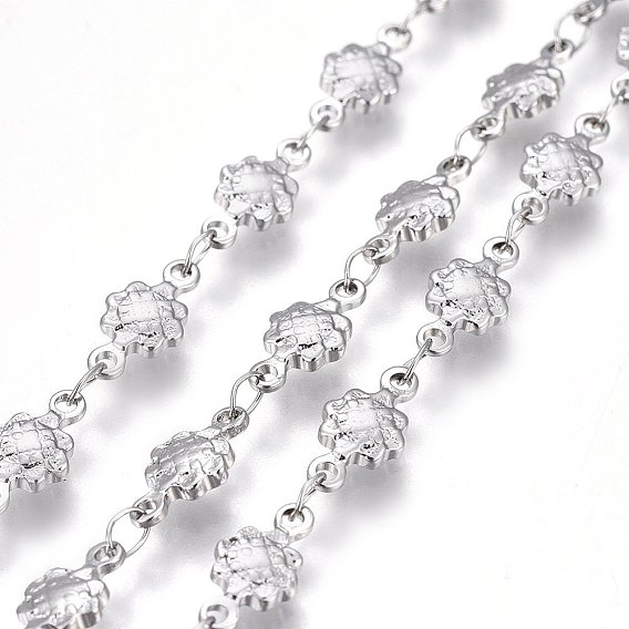 304 цепи из нержавеющей стали ссылка, пайки, ионное покрытие (ip), цветок