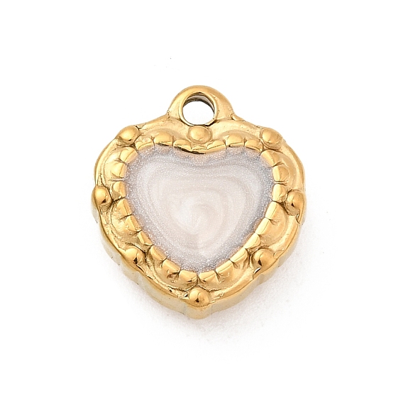 304 нержавеющей стальной эмали подвески, сердце прелести, ионное покрытие (ip)