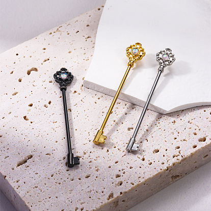 Серьги-гвоздики с латунным паве из синтетического опала, с 316 l хирургическими штифтами из нержавеющей стали