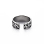 Men's Alloy Cuff Finger Rings, Open Rings, Cadmium Free & Lead Free, Animal