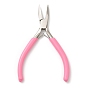 Steel Jewelry Pliers, Needle Nose Plier, Chain Nose Pliers, with Plastic Handle Covers, Ferronickel