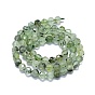 Natural Prehnite Beads Strands, Faceted(64 Facets), Round