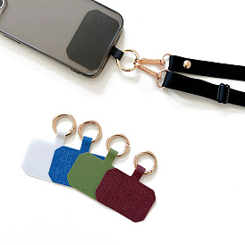 Тканевый шнурок для мобильного телефона, с металлической застежкой, Запасная часть соединителя ремешка для телефона, вкладка для безопасности сотового телефона