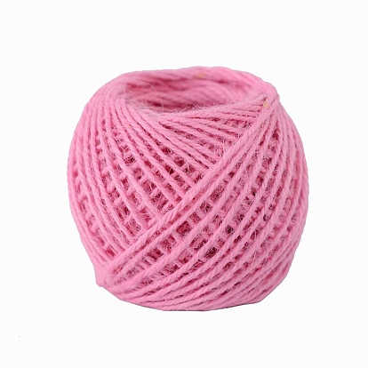 50M Jute Cord, Round, for Gift Wrapping, Party Decoration
