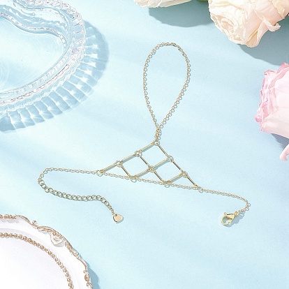 Браслеты-кольца из латуни для женщин, ромб, с сердцем 201 подвески из нержавеющей стали и латунные соединительные подвески